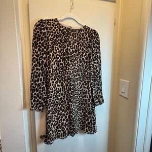Reformation Leopard Print Mini Dress